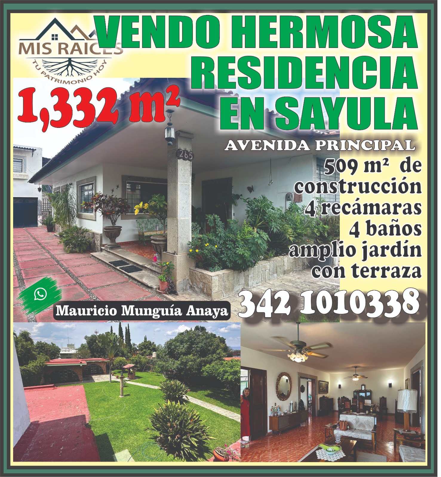 Portada de la propiedad en venta en Sayula